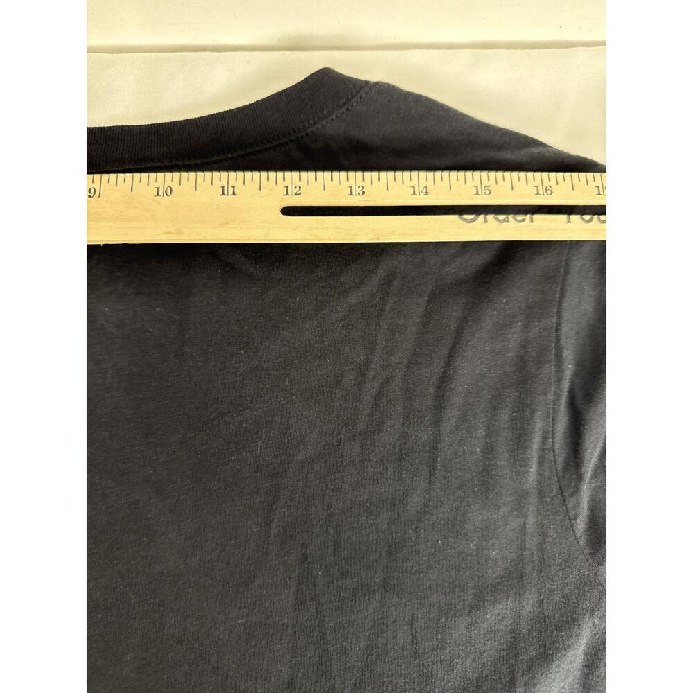 NWT Piper Blue Womens Black Cat Printed Graphic Detail TShirt Juniors Plus 2X - Picture 8 of 8